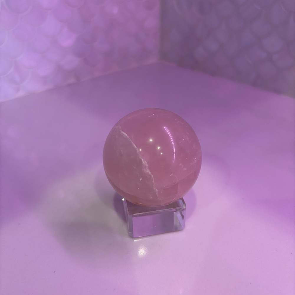 Rose Quartz Crystal Sphere